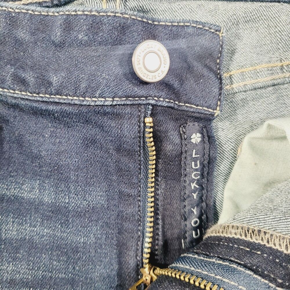 Lucky Brand Lolita Low Rise Skinny Jeans Womens 6 Blue Med Wash Stretch Denim - Picture 2 of 14